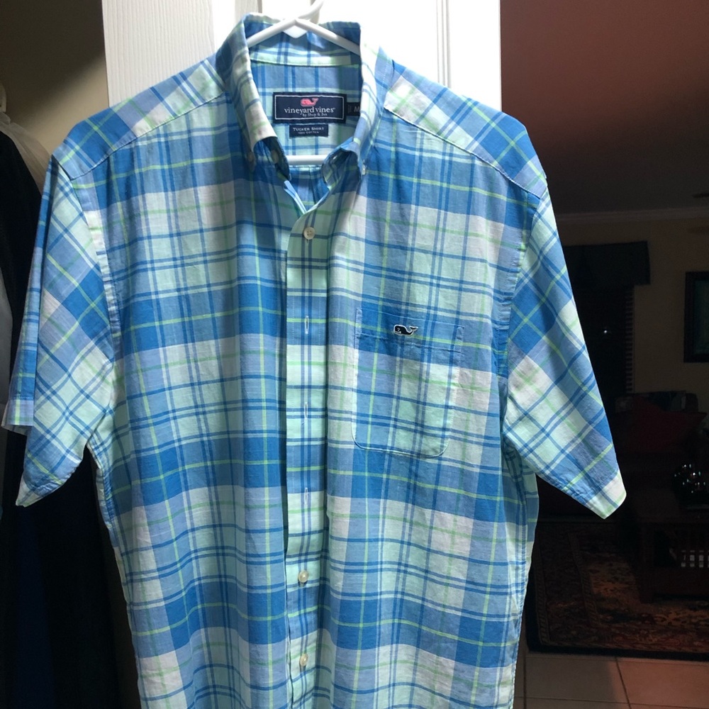 Men’s Vineyard Vines Tucker SS Shirt Size M